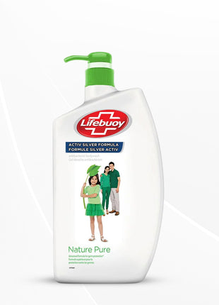 Lifebuoy Body Wash Nature Pure | Natural Cleanliness And Germ Protection | 1L