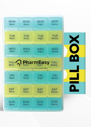 PharmEasy 7 Day Weekly Pill Box