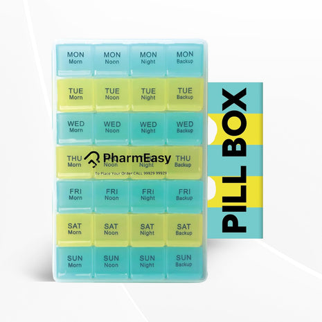 PharmEasy 7 Day Weekly Pill Box