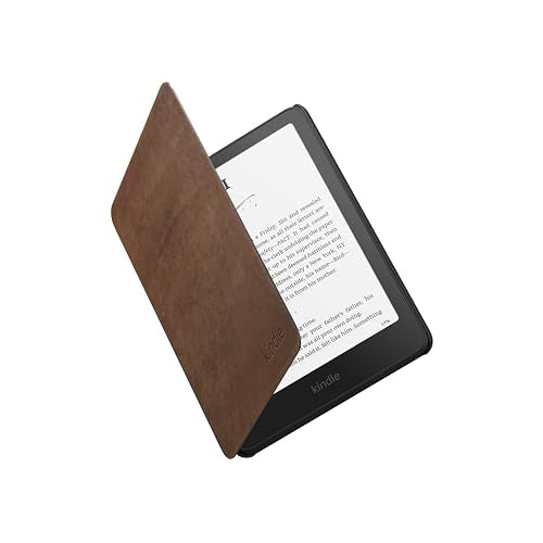All-new Amazon Kindle Paperwhite and Kindle Colorsoft Case, Lightweight and Foldable Protective Cover - Premium Leather