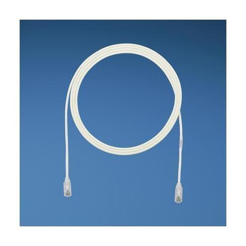 Panduit TX6-28 Cat 6 Patch Cord, 28 AWG, RJ-45, 20 ft, Off-White, UTP28SP20