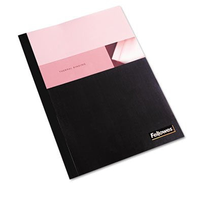 FELLOWES, INC. - Covers Thermal Black 3/4IN 10PK,DDS Must BE Ordered in Multiples of CASE Qty=5