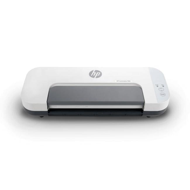 HP - Hot & Cold Laminator Machine with 50 Laminating Pouches, 9.2-Inch Thermal Laminator with 4 Rollers, Ideal for Photos & Documents