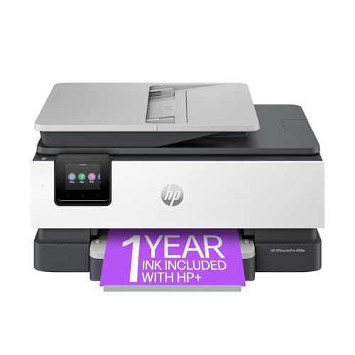 HP OfficeJet Pro 8139e Wireless All-in-One Color Inkjet Printer, Print, scan, Copy, fax, ADF, Duplex Printing Best-for-Home Office, 1 Year Instant Ink Trial Included