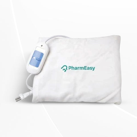 PharmEasy Electric Heating Pad -Regular Size for Back Pain Relief | Heat Belt with Temperature Controller