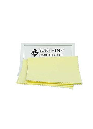 3 Sunshine Polishing Cloths for Sterling Silver, Gold, Brass and Copper Jewelry Polishing Cloth