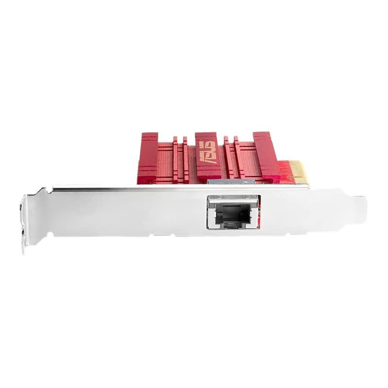 ASUS XG-C100C 10G Network Adapter PCI-E x4 Card with Single RJ-45 Port and Built-in QoS for use with Windows 10/8.1/8/7 and Linux Kernel 4.4/4.2/3.6/3.2 (XG-C100C)