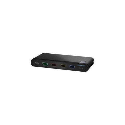Belkin Universal 2nd Gen Secure KVM Switch, 4-Port Single Head No CAC