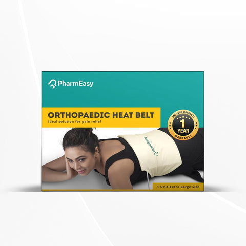 PharmEasy Electric Heating Pad- Extra Large Size for Back Pain Relief | With Temperature Controller