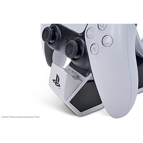 PowerA Twin Charging Station for Dualsense Wireless Controllers, Charge, Sony PlayStation, PS5, Officially Licensed