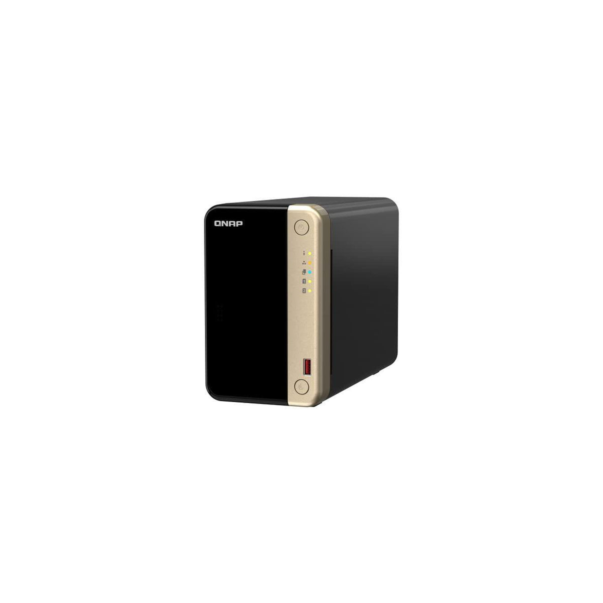 QNAP TS-264-8G-US 2 Bay High-Performance Desktop NAS with Intel Celeron Quad-core Processor, M.2 PCIe Slots and Dual 2.5GbE (2.5G/1G/100M) Network Connectivity (Diskless)