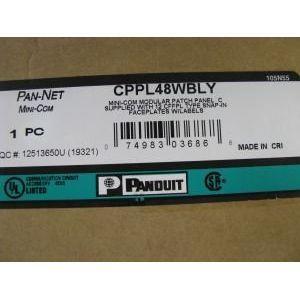 Patch Panel, Mini-Com, Rack Mt, 48 Port