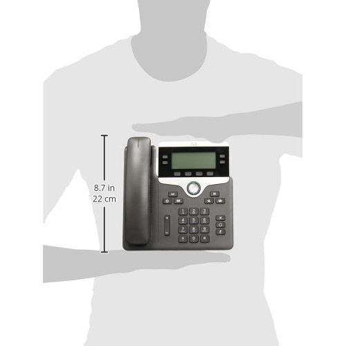 Cisco CP-7841-K9= 7800 Series Voip Phone (Power Supply Not Included), black