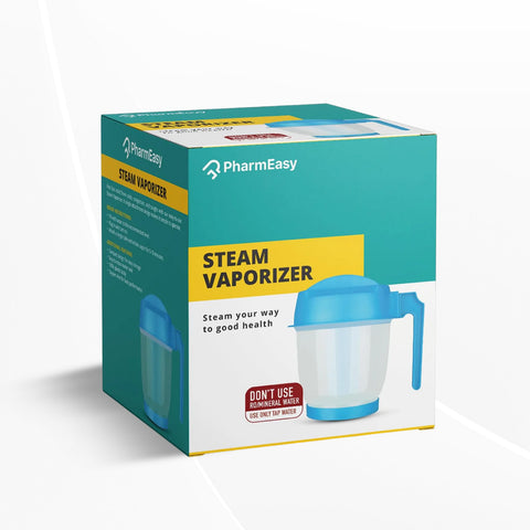 PharmEasy Steamer Vaporizer for Cold and Cough | Steam Inhaler Vaporiser