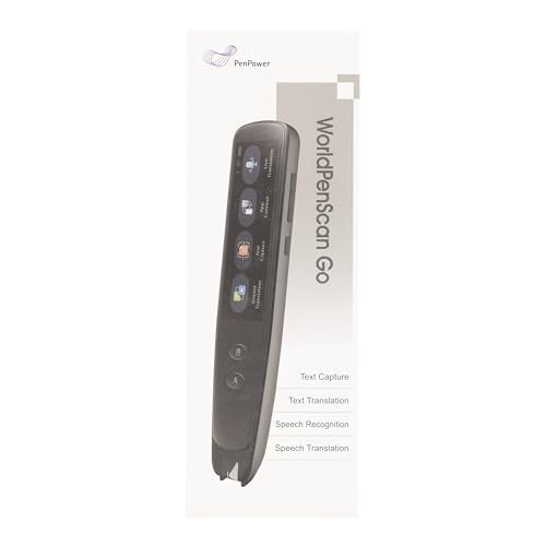 PenPower WorldPenScan Go - Translation Pen with Scanning, Reading, Audio Recording, Live Interpretation, and AI English Learning Platform for Kids & Adults