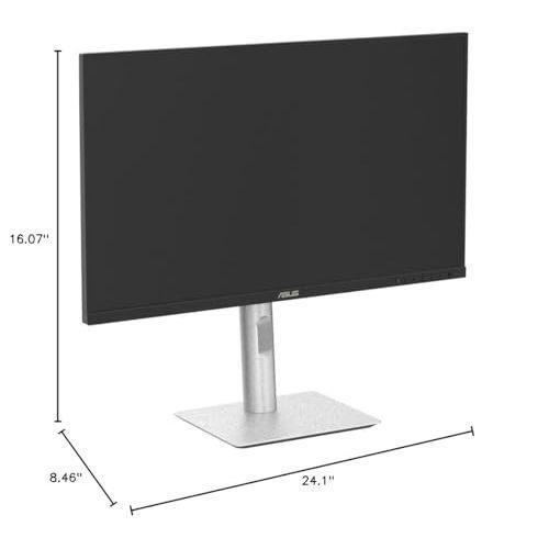 ASUS ProArt Display 27” 4K HDR Professional Monitor (PA279CRV) - IPS, UHD (3840 x 2160), 99% DCI-P3/Adobe RGB, ΔE < 2, Calman Verified, USB-C PD 96W, DisplayPort, Daisy-Chain, Ergonomic, 3yr Warranty