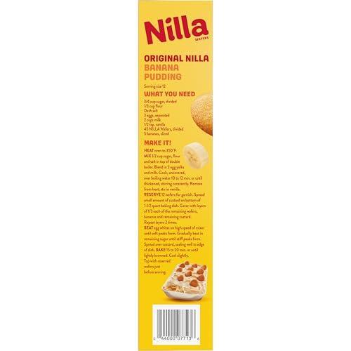NILLA Wafers Cookies, Vanilla Wafers, Family Size, 15 oz