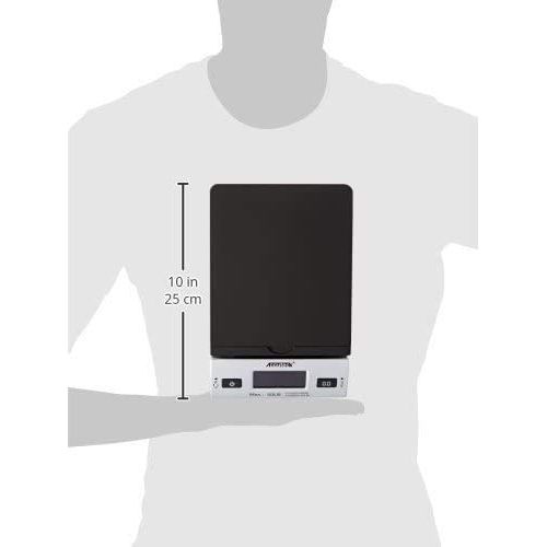 ACCUTECK All-in-1 Series W-8250-50bs A-Pt 50 Digital Shipping Postal Scale with Ac Adapter, Silver