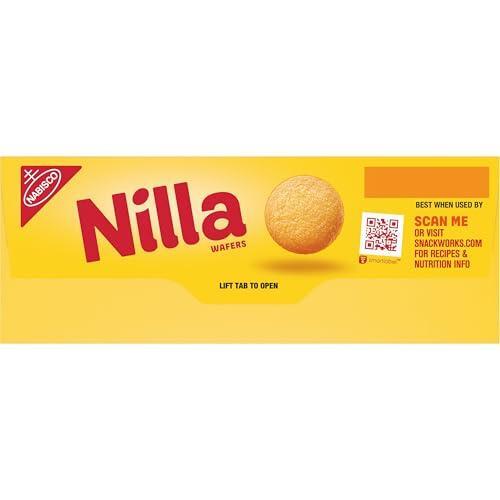 NILLA Wafers Cookies, Vanilla Wafers, Family Size, 15 oz