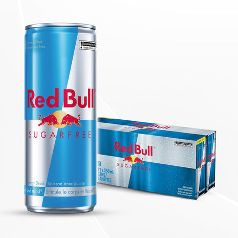 Red Bull Energy Drink, Sugarfree, 250 ml (24 Pack)