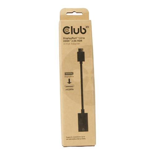 Club 3D CAC-1080 DisplayPort 1.4 to HDMI 2.0b HDR Active Adapter M/F