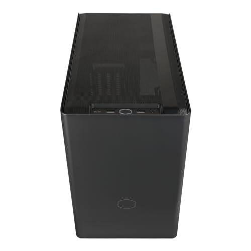 Cooler Master NR200P V2 Mini-ITX PC Case, Top-Mount 240mm|280mm AIO, 357mm Vertical GPU Mount, Only SFX PSU 130mm, Compatible RTX 5080|RX 9090 XT, Tempered Glass, USB Type-C, DIY