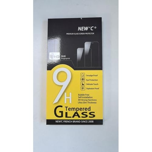 NEW'C 3 Pack Designed for Nintendo Switch Screen Protector Tempered Glass, Case Friendly Anti Scratch Bubble Free Ultra Resistant