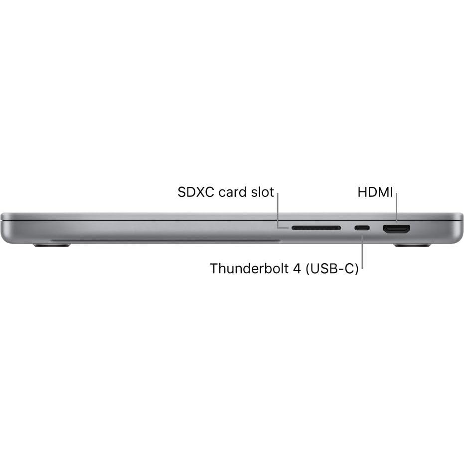 Apple Late 2021 MacBook Pro with Apple M1 Pro chip, 16-inch, 16GB RAM, 1TB SSD, Space Gray (Renewed)