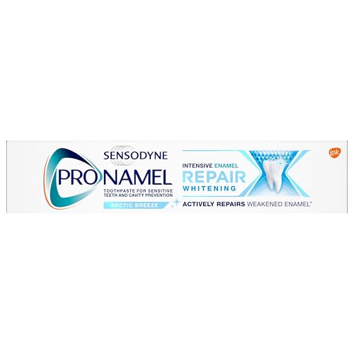 Sensodyne Pronamel Intensive Enamel Repair Toothpaste for Sensitive Teeth and Cavity Protection, Whitening Toothpaste to Strengthen Enamel, Arctic Breeze - 3.4 Ounces x 4