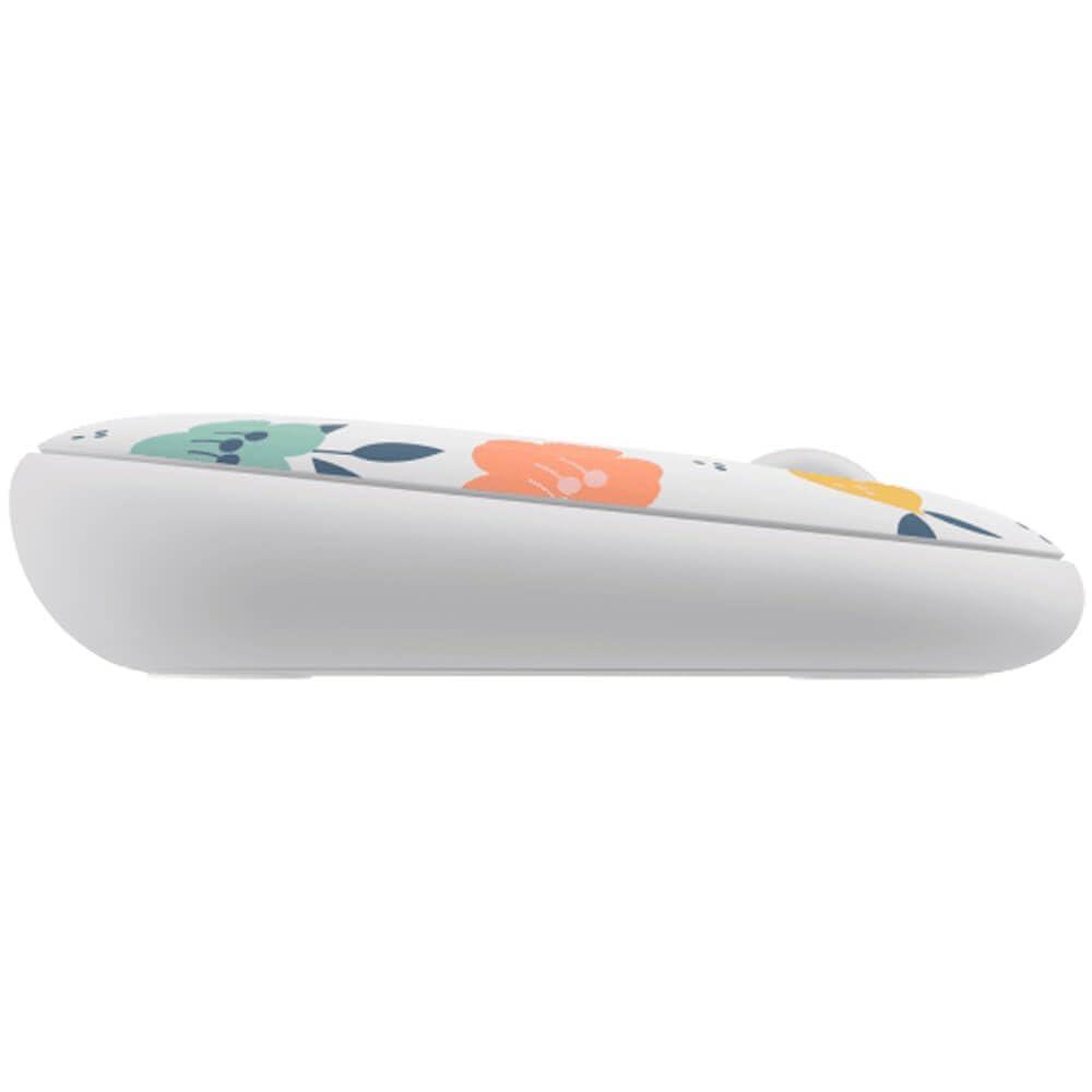 Logitech M340 Wireless Mouse with Limited Edition Prints, USB Receiver and Silent Clicks, Portable Wireless Mouse for Laptop, PC, Windows, Chrome, Surface, Floral Bouquet - Optical - 32.81