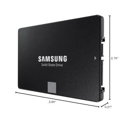 SAMSUNG 870 EVO 4TB 2.5 Inch SATA III Internal SSD (MZ-77E4T0B/AM) , Black
