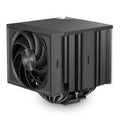 CPS RZ820 Black Ultra High-End Air-Cooled CPU Cooler, Hybrid Anti-Gravity Heat Pipe, High Performance FDB Fan, ARGB Lighting, Structure