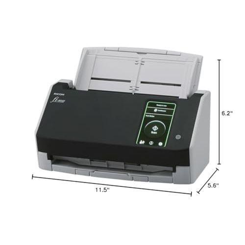 RICOH fi-8040 Fast Front Office & Desktop Document, Receipt, ID Card Scanner with 50 Page Auto Feeder and PC-Less DirectScan Capability