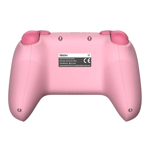 8BitDo Ultimate 2C Bluetooth Controller for Switch/Switch 2, Wireless Controller with 6-Axis Motion Control, Rumble Vibration, Refined D-Pad and Bumpers, and Hall Effect Joysticks (Pink)