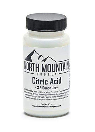 North Mountain Supply   CA 3.5oz Pure Food Grade Citric Acid   3.5 Ounce Jar