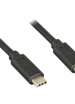 Nippon Labs 3ft. USB Type C 3.1 Gen 2 Male to Male Cable, 10G, 3A, Black Type-C Cable
