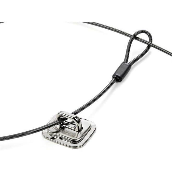 StarTech.com Laptop Cable Lock Anchor - Zinc Alloy - Computer Security Cable Anchor - Desk Mount Security Anchor Point - Screw-On Lock Anchor , TAA (LTANCHOR)