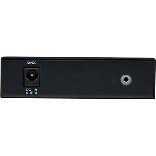 StarTech.com Gigabit Ethernet Fiber Media Converter with Open SFP Slot - Fiber to Ethernet Converter - Gigabit Ethernet Media Converter, TAA (ET91000SFP2)