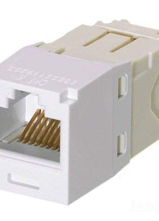 Panduit MINI-COM TX6 Plus - Modular insert - white - 1 port
