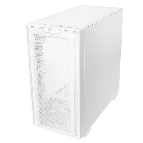 ASUS A21 Micro-ATX Case White Edition Supports Graphics Cards up to 380mm, 360mm Coolers, & Standard ATX PSUs, Porous Front-Panel Mesh, Compatible with New BTF Hidden Connector Technology