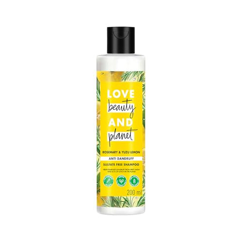 Love Beauty & Planet Rosemary & Yuzu Lemon Sulfate Free Anti Dandruff Shampoo 200Ml