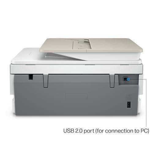 HP ENVY Inspire 7955e Wireless Color Inkjet Printer, Print, scan, copy, Easy setup, Mobile printing, Best-for home, 3 month Instant Ink trial included, White