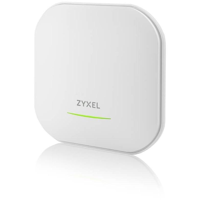 Zyxel WiFi 6E AXE5400 2.5G Multi-Gigabit Business AP | Bandflex 2.4Ghz and 5Ghz or 6Ghz Operation | 1 GbE Passthru| Mesh, Seamless Roaming, Captive Portal | Hybrid Cloud | POE+ Support | NWA220AX-6E