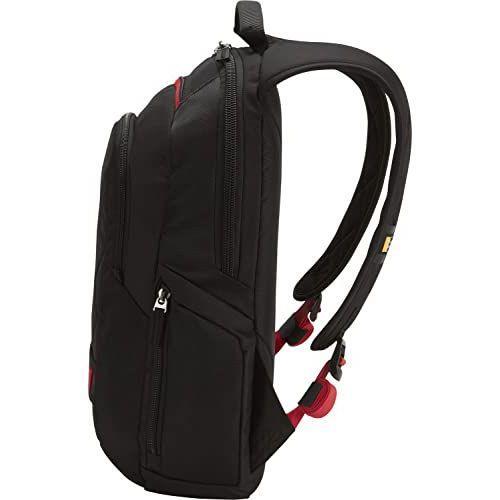 Case Logic Diamond Backpack, Fits Devices Up to 14.1", Polyester, 6.3 x 13.4 x 17.3, Black