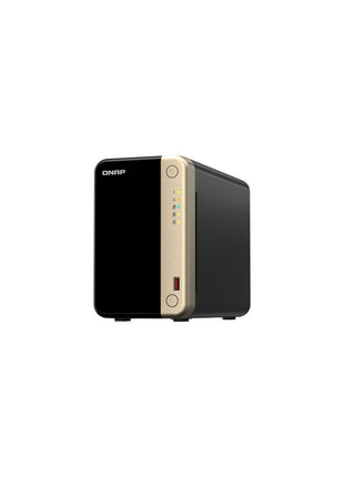 QNAP TS-264-8G-US 2 Bay High-Performance Desktop NAS with Intel Celeron Quad-core Processor, M.2 PCIe Slots and Dual 2.5GbE (2.5G/1G/100M) Network Connectivity (Diskless)