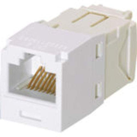PANDUIT CJ688TGWH PANDUIT CJ688TGWH 1-Port MOD Jack IDC 8W8P UTPT568A/B CAT6 IP5 Mini-COMGIGA-TX White ROHS