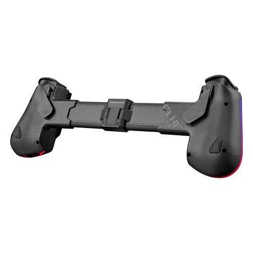 ASUS ROG Tessen Gaming Mobile Controller for Android (foldable, one size fits all, on-the-fly key mapping, RGB lighting, 500Hz polling rate)