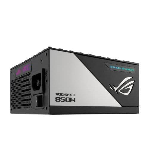 ASUS ROG Loki SFX-L 850W Platinum (Fully Modular Power Supply, 80+ Platinum, Lambda A Certified, 120mm PWM ARGB Fan, Aura Sync, ATX 3.0 Compatible, PCIe 5.0 Ready, 10 Year Warranty)