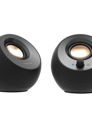 Creative Pebble V3 2.0 Bluetooth Speaker System - 8 W RMS - Black