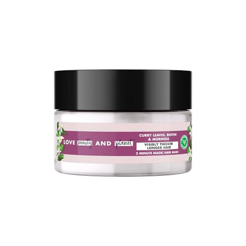 Love Beauty & Planet Curry, Biotin & Moringa All Hair Mask For Hair Length & Strength, 200Ml, 1 Count